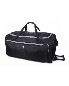 Τσάντα ταξιδιού 134 L με τροχούς και τηλεσκοπική λαβή μαύρο / γκρι